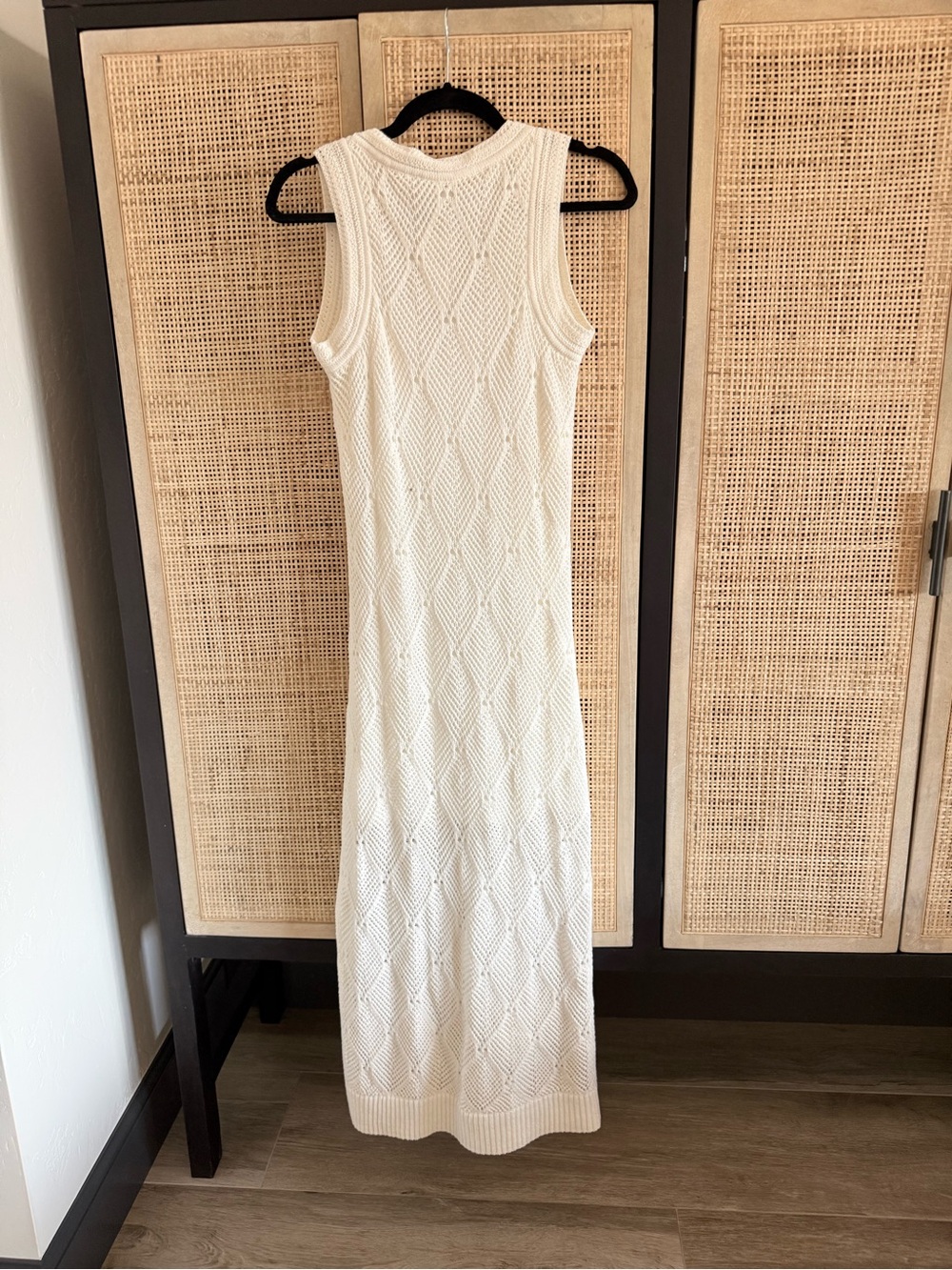 Design History Ivory Knit Chevron Maxi Dress - Picture 2 of 9